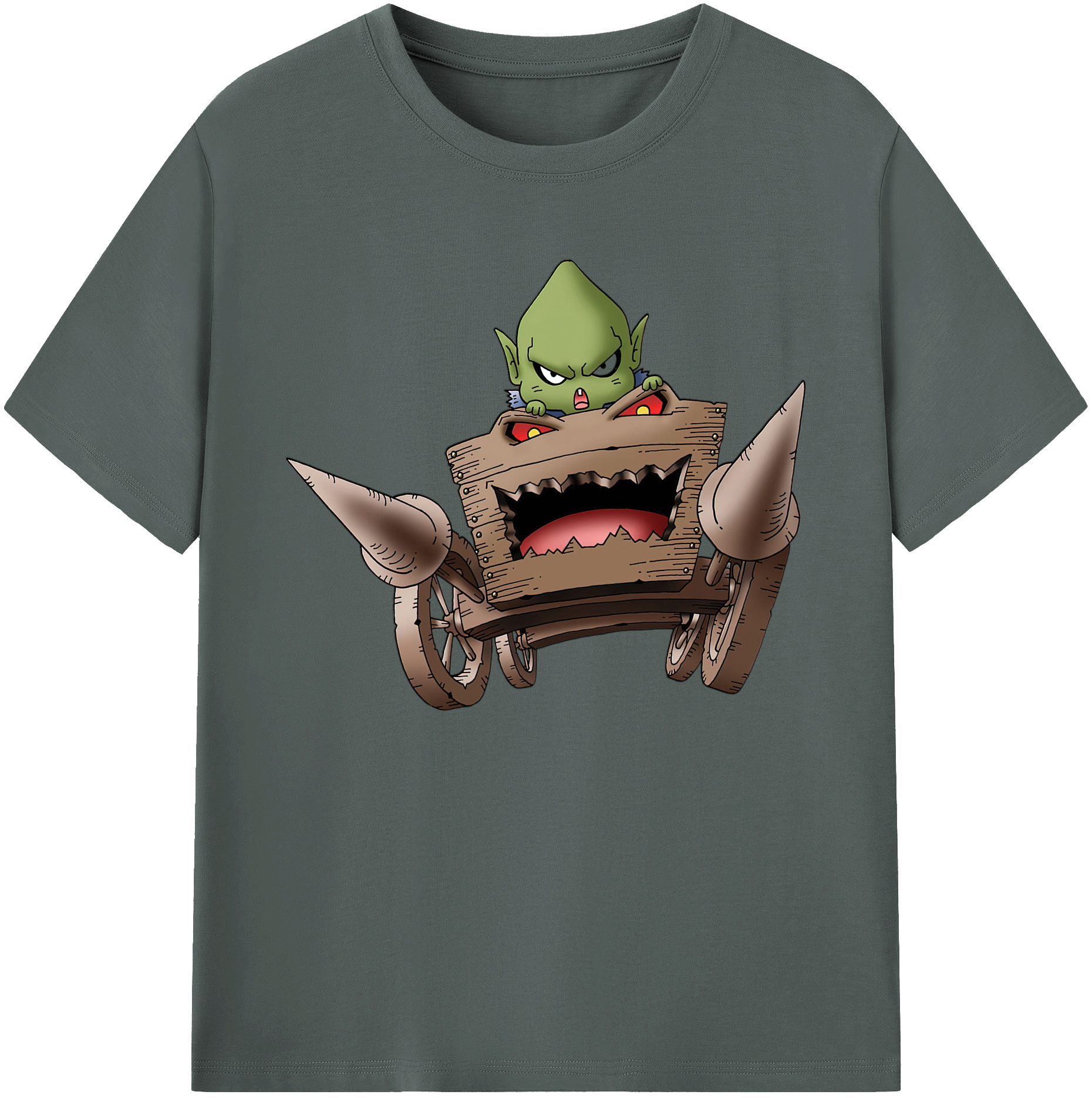 （画像用） ドラゴンクエスト Doragon Kuesuto Dragon Quest 綿100％ メンズ半袖Tシャツ｜肌触りやわらか＆通気性